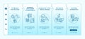 Study protocol onboarding vector template Royalty Free Stock Photo