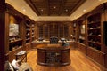 Study room in luxury manor house