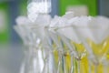 The study Separating by filtration the component substances from liquid mixture.