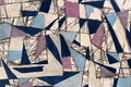 A study in the style of cubism. Imitation of the style of Georges Braque`s paintings.