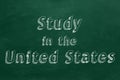 Study in the United States Royalty Free Stock Photo