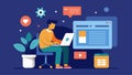 By studying data on user interactions and feedback a designer makes adjustments to the content and design of a news