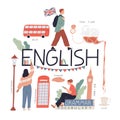 Studying English language and culture, travel to England