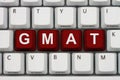 Studying for your GMAT online Royalty Free Stock Photo