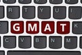 Studying for your GMAT online Royalty Free Stock Photo