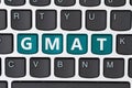 Studying for your GMAT online Royalty Free Stock Photo