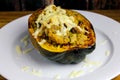 Stuffed Acorn Squash Royalty Free Stock Photo