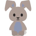 Stuffed Animal Bunny Rabbit Illustration