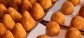 stuffed balls of rice called ARANCINO in Italian Language at the