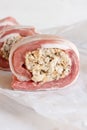 Stuffed Breast of Lamb Royalty Free Stock Photo
