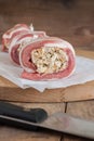 Stuffed Breast of Lamb Royalty Free Stock Photo