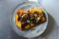 Stuffed Butternut Squash Royalty Free Stock Photo
