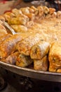 Stuffed cabbage leaf, traditional hungarian food Royalty Free Stock Photo