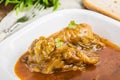 Stuffed cabbage roll Royalty Free Stock Photo