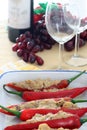 Stuffed Chilies Royalty Free Stock Photo