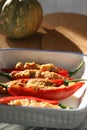 Stuffed chilis Royalty Free Stock Photo