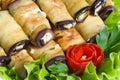 Stuffed eggplant Royalty Free Stock Photo