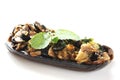 Stuffed eggplant Royalty Free Stock Photo