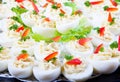 Stuffed eggs Royalty Free Stock Photo