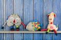 Stuffed funny fish at home Royalty Free Stock Photo