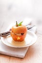 Stuffed Halloween apple dessert