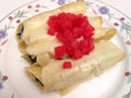 Stuffed Italian Manicotti Royalty Free Stock Photo