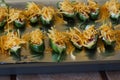 Stuffed jalapeÃÂ±o peppers. Royalty Free Stock Photo