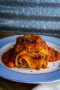 Stuffed Lasagna Roll Up