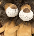 Stuffed Lions Royalty Free Stock Photo