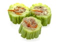Stuffed minced pork with sliced bitter cucumber, stuffed bitter Royalty Free Stock Photo