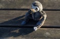 Stuffed Monkey Toy on Bench