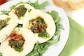 Stuffed mozzarella Royalty Free Stock Photo