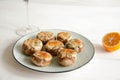 Stuffed mushrooms Royalty Free Stock Photo
