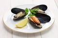 Stuffed mussels, turkish food