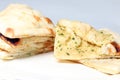 Stuffed Nan Bread Royalty Free Stock Photo