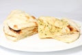 Stuffed Nan Bread Royalty Free Stock Photo