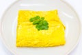 Stuffed nutrias omelet Royalty Free Stock Photo
