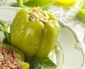 Stuffed pepper Royalty Free Stock Photo
