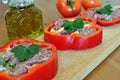 Stuffed Peppers Royalty Free Stock Photo