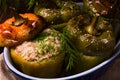 Stuffed peppers Royalty Free Stock Photo
