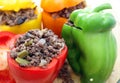 Stuffed peppers oven ready Royalty Free Stock Photo