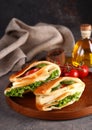 Stuffed pita bread Royalty Free Stock Photo