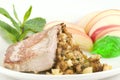 Stuffed Pork chop Royalty Free Stock Photo