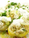 Stuffed potatoes Royalty Free Stock Photo