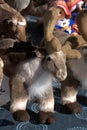 Stuffed Reindeer Toys Royalty Free Stock Photo