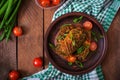 Stuffed savoy cabbage rolls in tomato sauce Royalty Free Stock Photo