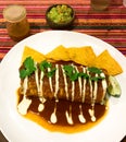 Stuffed Steak Carnitas Wet Burrito