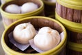 Stuffed Steamed Bun Dimsum Royalty Free Stock Photo