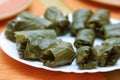 Stuffed vine leaves Royalty Free Stock Photo