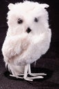 Stuffed, white owl doll